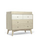 Coxley - Natural White 2 Piece Cotbed Set with Dresser Changer image number 6
